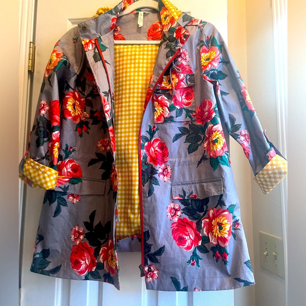 Matilda Jane Daydream Tut Tut Raincoat Size Small